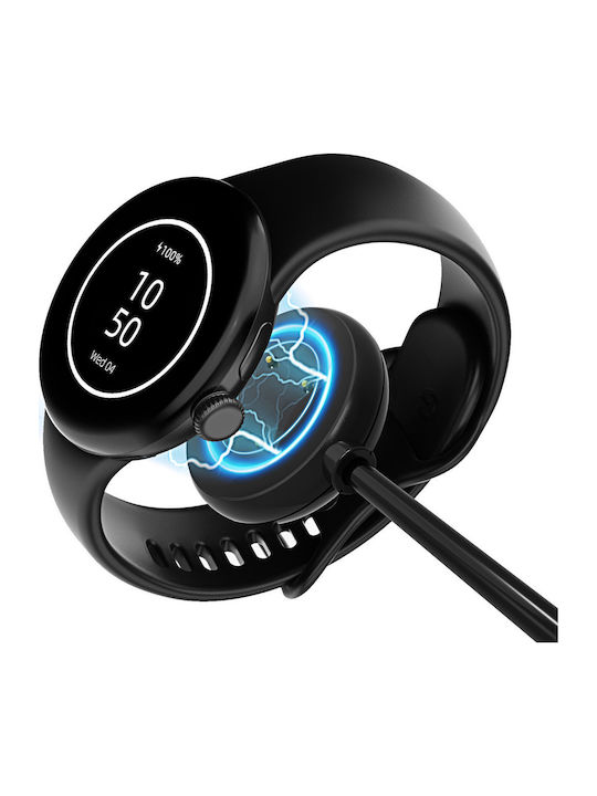 Akyga Charging Cable Încărcător pentru Google Pixel Watch 2 Negrus
