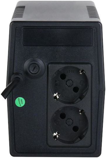 Dahua DH-PFM3350-1000-EN UPS Line-Interactive 1000VA 600W με 2 Schuko Πρίζες