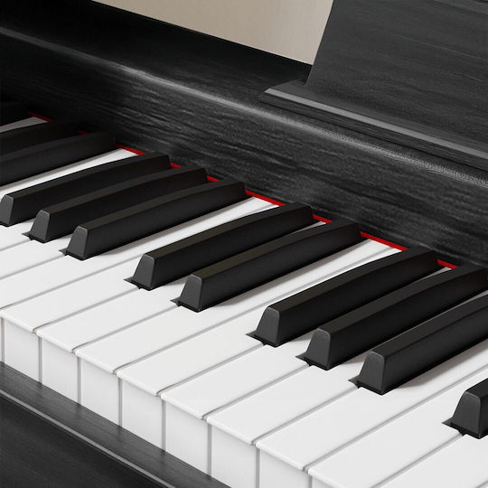 Kruger & Matz Electric Stage Piano KMDP-45P-BK with 88 Weighted Keys Black