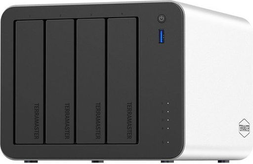 TerraMaster F4-425 PLUS NAS Tower με 4 θέσεις για HDD/M.2/SSD και 2 θύρες Ethernet