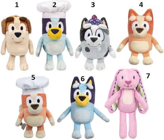 Giochi Preziosi Λούτρινο Bluey 20 εκ. (Διάφορα Σχέδια) 1τμχ