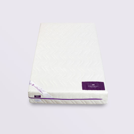 Mat&Pil Baby- und Kinder-Matratze SBKK12060 mit Memory-Schaum & Kokosfaser 60cmx120cm