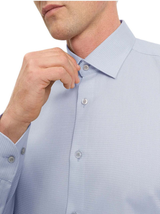 Level 5 Body Fit Long Sleeve Shirt in Narrow Fit Gray
