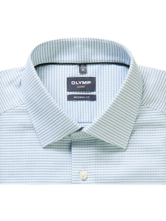Olymp Luxor Cămașă Cu Mânecă Lungă Bleu Olymp Luxor Cămașă Cu Mânecă Lungă Bleu