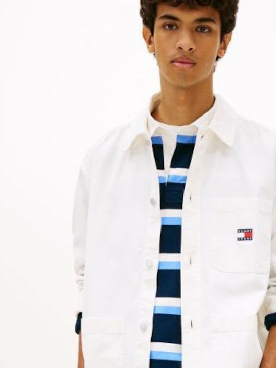 Long Sleeve Overshirt White DM0DM20236 YBH