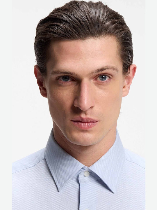 H Joe Long Sleeve Shirt in Regular Fit Light Blue