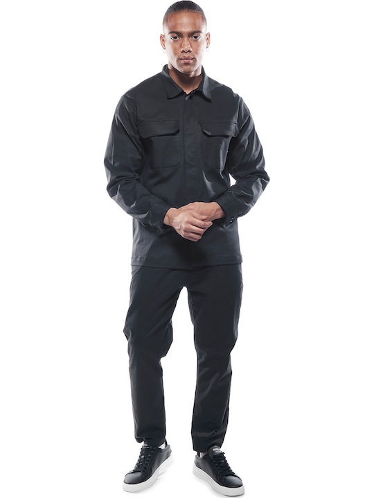 Μακρυμάνικo Overshirt Black