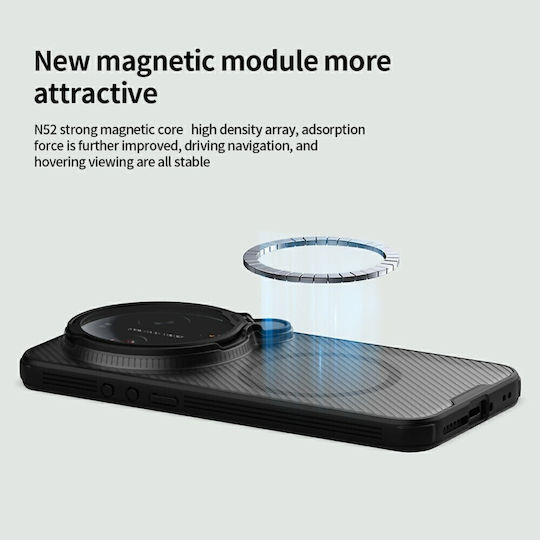 Nillkin Camshield Prop Magnetic Back Cover Plastic / Silicone Transparent (Xiaomi 17 Ultra)