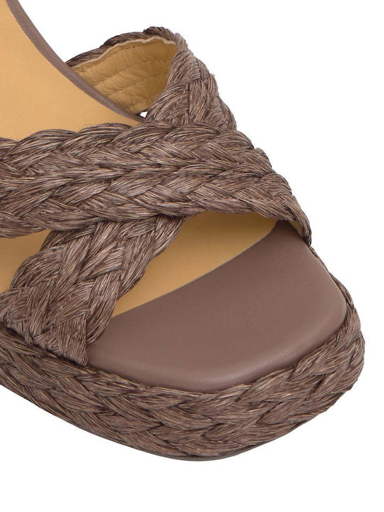 Damen Sandalen Braune