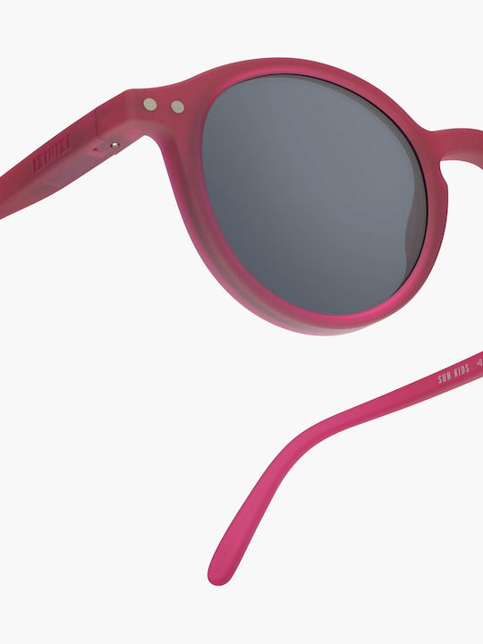 Izipizi Round Kids Sunglasses with Polarized Lens Red for 3-5 Years