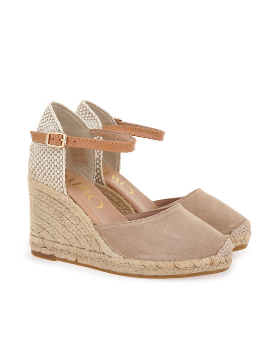 Platforme Dama Tip Espadrile Maro