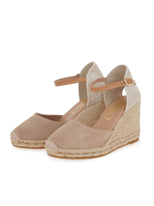 Platforme Dama Tip Espadrile Maro