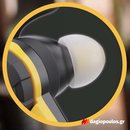 DEWALT Pro‑X2 ANC In-ear Bluetooth Handsfree Ακουστικά με Αντοχή στον Ιδρώτα και Θήκη Φόρτισης Μαύρα