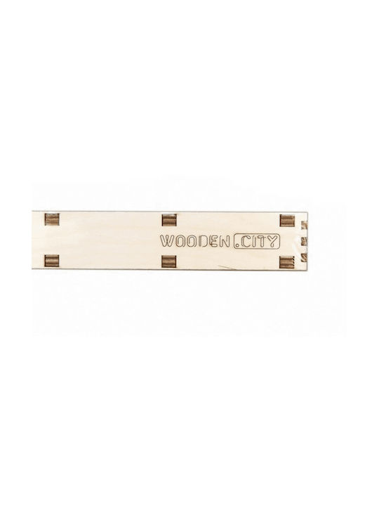 Wooden City Wanddekoration aus Hölzernes