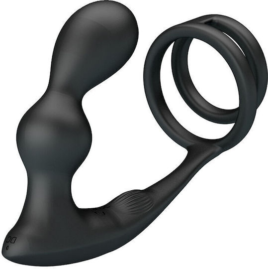 Mr Play Anal Plug mit Kabelloser Funktion und Vibration Flesh