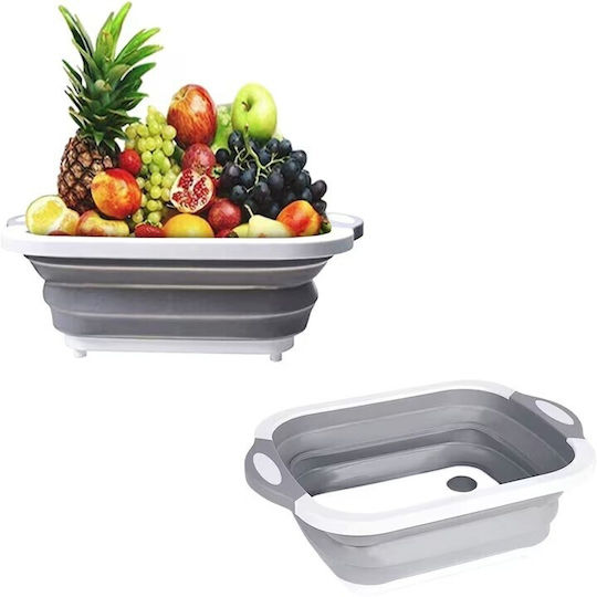 Alista Home Klappbarer Rechteckiger Reinigungseimer 40x30cm Grau