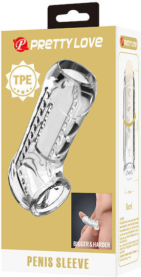 Pretty Love Prezervativ Texturat Transparent Pentru Penis