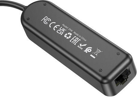 Borofone USB-A Männlich Zu Ethernet USB-A Weiblich 1 Stück