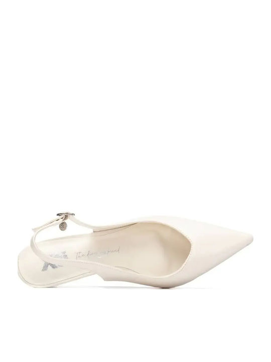 Pantofi Cu Toc Cu Toc Mediu Animal Print Ecru