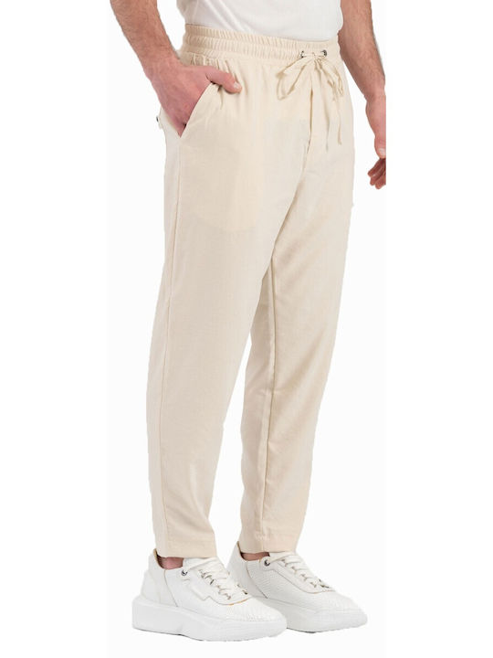 Herrenhosen in Lose Passform Beige