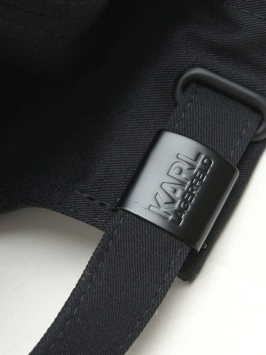 Karl Lagerfeld Șapcă Basecap Logo Neagră