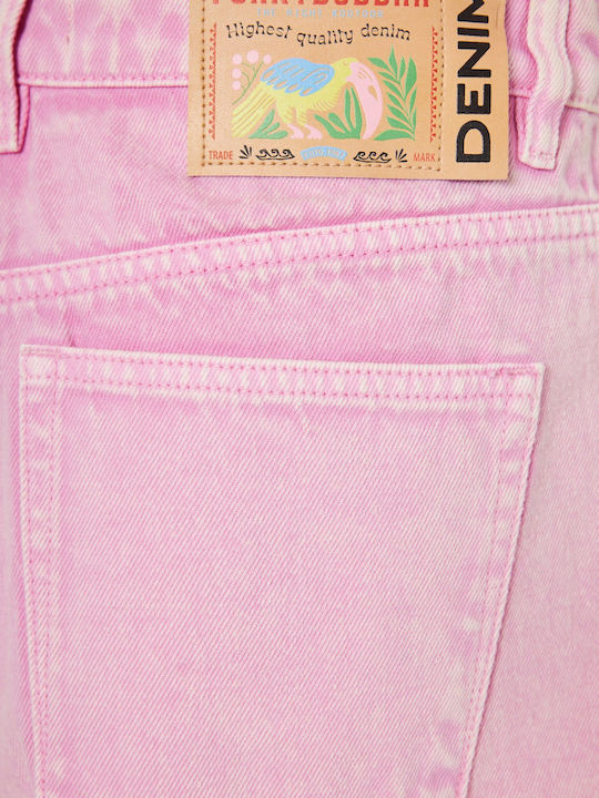 Women's Pink Jean Shorts