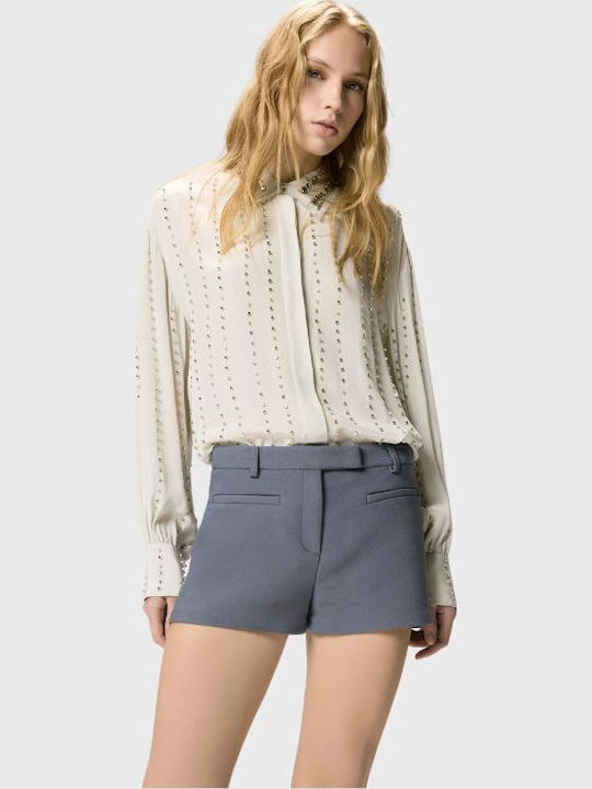 Camicia Μακρυμάνικο Γυναικείο Πουκάμισο Grey