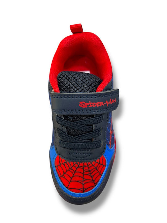 Spiderman Kids Sneakers Anatomic with Lights Blue