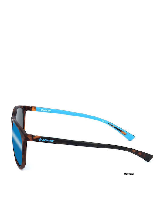 Lotto Unisex Γυαλιά Ηλίου με Καφέ Σκελετό LS1001