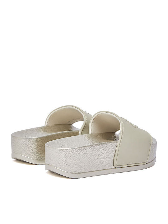 Mykonos Flip Flops In Gold Colour