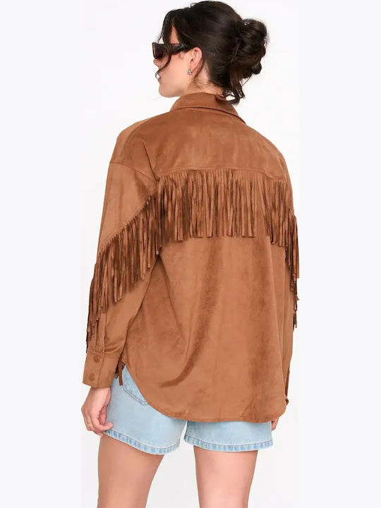 Women's Jacket for Winter Brown