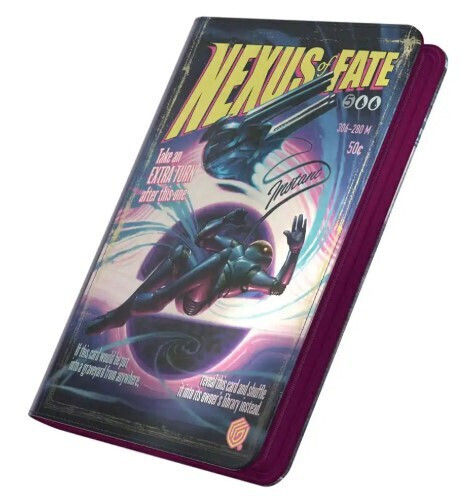 Ultimate Guard 18-джобна Xenoskin Zipfolio Magic the Gathering Подвързия 9-джобна Стандартен Размер Черен