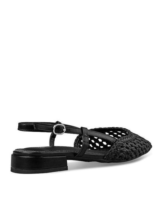 Women's Ballerina Shoes Slingback in Black Colour