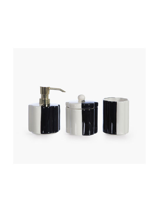 Nef-Nef Homeware Nef-Nef Homeware Set Keramische Dekovasen Domino Ecru