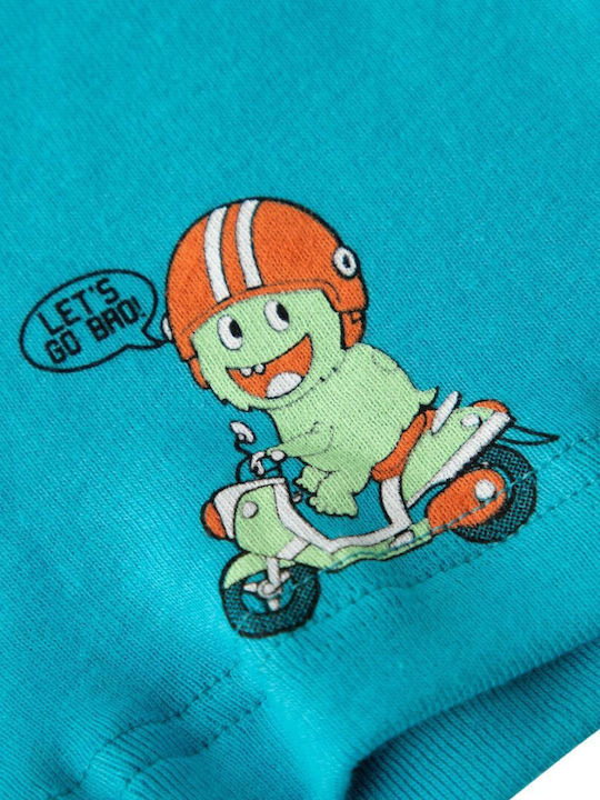 Minerva Monster Kids Boxer Turquoise
