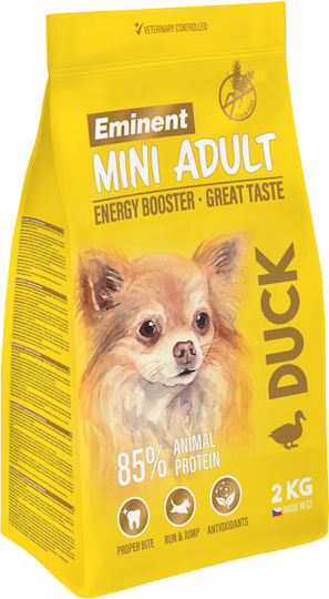 Eminent Adult Mini 2kg Dry Food for Adult Small Breed Dogs with Duck