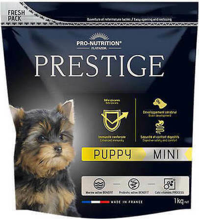 Flatazor Prestige Puppy Mini 3kg Dry Food for Small Breed Puppies with Potatoes, Poultry and Rice