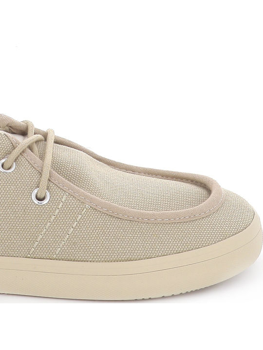 Fabric Kids Moccasins Beige