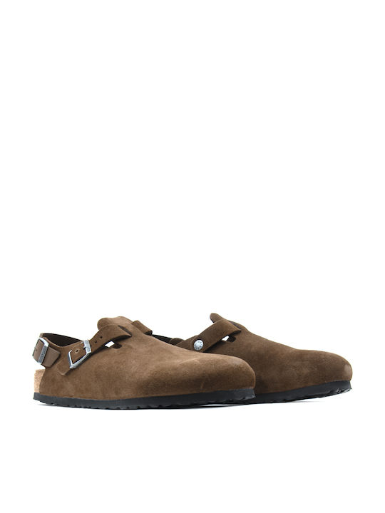 Birkenstock Tokio Кожени Сабо Кафяви