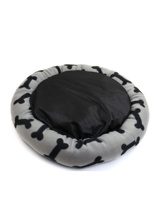 Animal Poof Dog Bed White 60x60cm