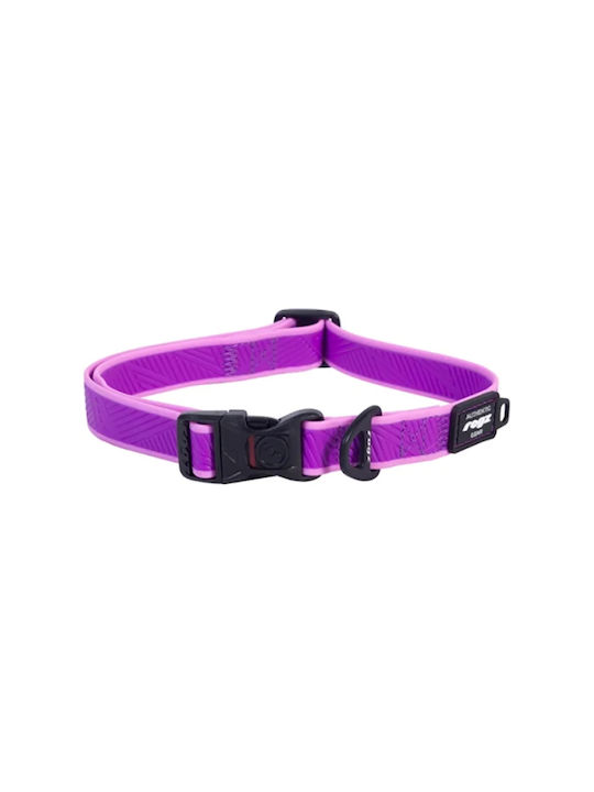 Rogz Amphibian Classic Collar Purple Αδιάβροχο Κολάρο Περιλαίμιο Σκύλου Μωβ Xlarge