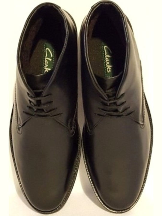 Leather Black Men's Boots Anatomical