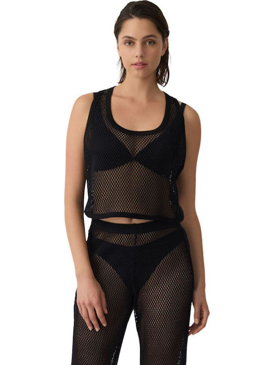 Minerva Women's Beach Top Black