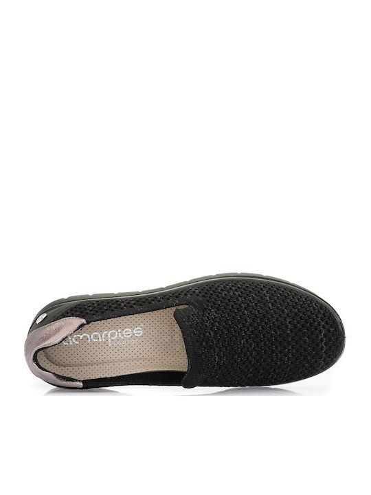 Anatomic Women's Canvas Black Slip-Ons