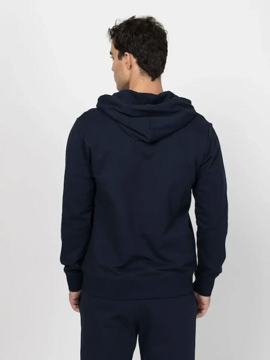 Cardigan With Blue Hood