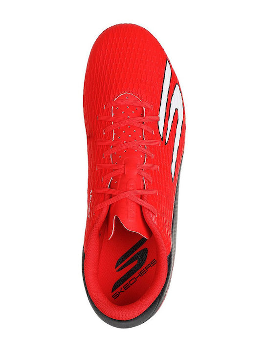 Skechers Skx_2 Club Ποδοσφαιρικά Παπούτσια με Τάπες MG Κόκκινα