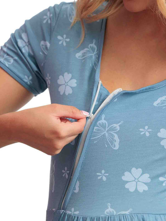 Angel's Secret Maternity And Breastfeeding Nightgown