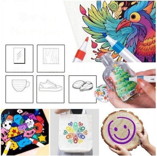 Aria Trade Acryl Marker Waterproof Set 80 Stück