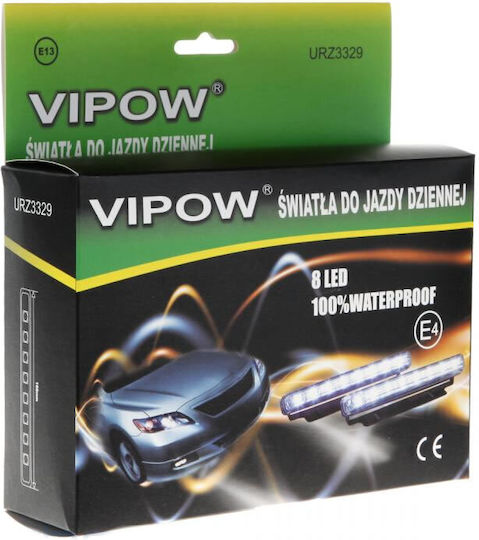 Lămpi De Funcționare Pe Timp De Zi 8 VW - Magazin Online Sus 12 / 24V 0.15W 160cm 2 Bucăți
