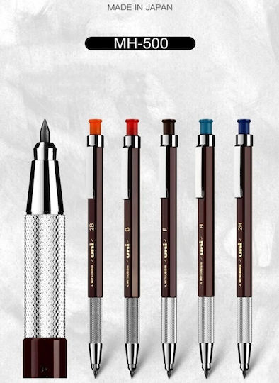 Uni Mitsubishi Mechanische Bleistift 2mm Mh-500 Mh500 Spitzen B